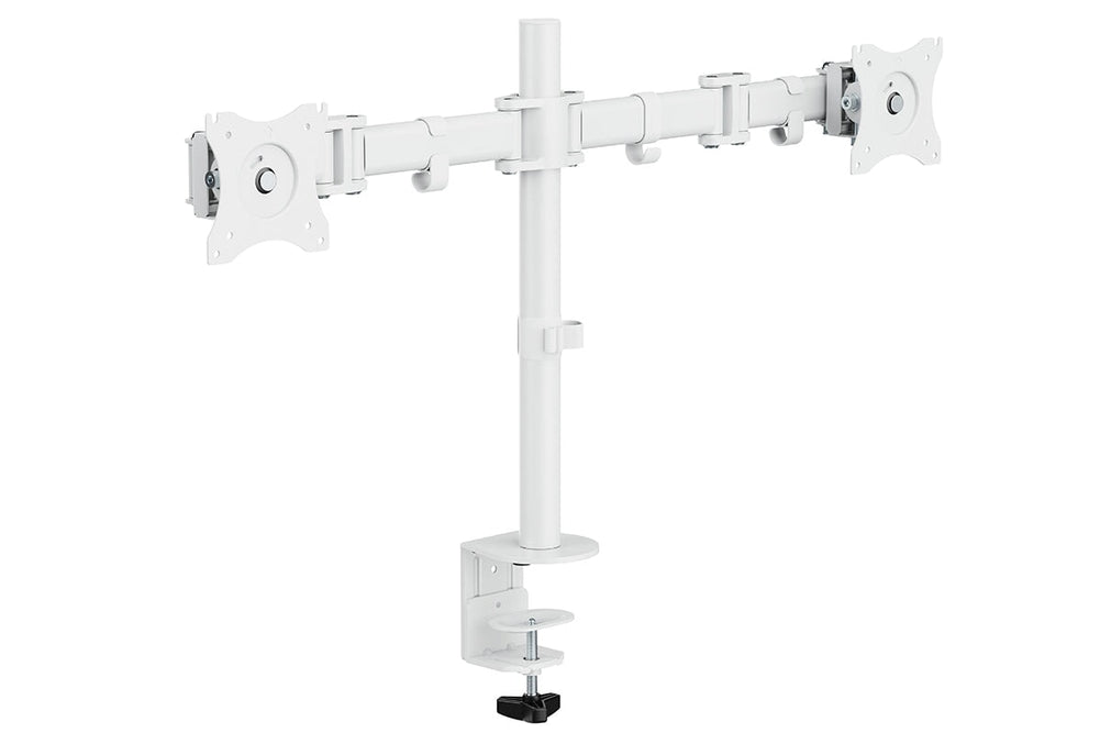 Pop Monitor Double Arm-white  