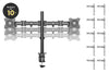 Pop Monitor Double Arm Black - Thumbnail 1 