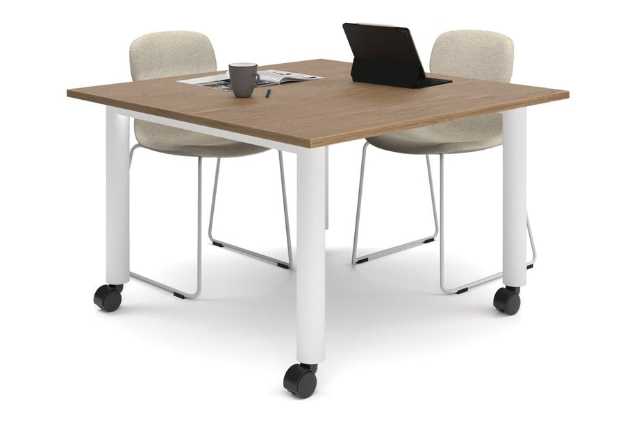 Environmental image of Quadro 80mm Cylinder Leg Mobile Meeting Table [1200L x 1200W]