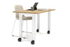 Quadro 80mm Cylinder Leg Mobile Table [1200L x 700W] - Thumbnail 3 