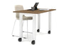 Quadro 80mm Cylinder Leg Mobile Table [1200L x 700W] - Thumbnail 4 