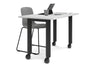 Quadro 80mm Cylinder Leg Mobile Table [1200L x 700W] - Thumbnail 6 