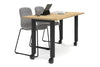 Quadro 80mm Cylinder Leg Mobile Table [1400L x 700W] - Thumbnail 7 