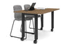Quadro 80mm Cylinder Leg Mobile Table [1400L x 800W] - Thumbnail 8 
