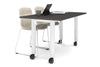 Quadro 80mm Cylinder Leg Mobile Table [1400L x 800W] - Thumbnail 5 