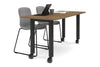 Quadro 80mm Cylinder Leg Mobile Table [1800L x 700W] - Thumbnail 8 