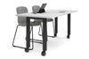 Quadro 80mm Cylinder Leg Mobile Table [1800L x 800W] - Thumbnail 6 