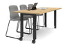 Quadro 80mm Cylinder Leg Mobile Table [1800L x 800W] - Thumbnail 7 
