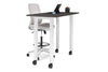Quadro Cylinder Legs Mobile Counter Table [1200L x 700W] - Thumbnail 5 