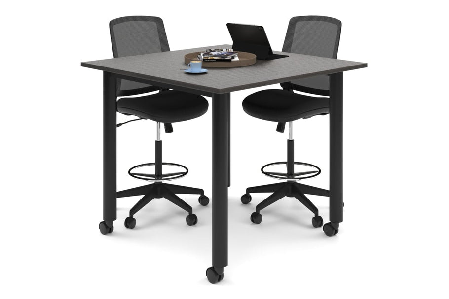 Environmental image of Quadro Cylinder Legs Mobile Large Counter Table [1200L x 1200W]