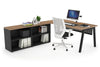 Quadro A Executive Setting - Black Frame [1800L x 800W with Cable Scallop] - Thumbnail 31 