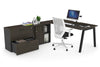 Quadro A Executive Setting - Black Frame [1800L x 800W with Cable Scallop] - Thumbnail 40 