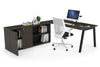 Quadro A Executive Setting - Black Frame [1800L x 800W with Cable Scallop] - Thumbnail 38 