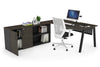 Quadro A Executive Setting - Black Frame [1800L x 800W with Cable Scallop] - Thumbnail 44 