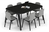 Quadro A Leg Modern Boardroom Table - Large Rounded Corners [1800L x 1200W with Large Rounded Corners] - Thumbnail 8 