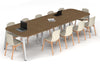 Quadro A Leg Modern Boardroom Table - Large Rounded Corners [3600L x 1200W with Large Rounded Corners] - Thumbnail 4 