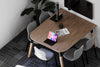 Quadro A Leg Modern Half Meeting Table Wood Legs - Large Rounded Corners [1500L x 1000W with Large Rounded Corners] - Thumbnail 2 