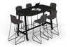 Quadro A Legs Counter Table - Large Rounded Corners [1800L x 1000W with Large Rounded Corners] - Thumbnail 24 