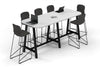 Quadro A Legs Counter Table - Large Rounded Corners [2400L x 1000W with Large Rounded Corners] - Thumbnail 5 
