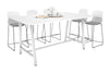 Quadro A Legs Counter Table with Rounded Corners [1800L x 1100W with Rounded Corners] - Thumbnail 1 