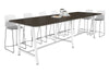 Quadro A Legs Counter Table with Rounded Corners [3200L x 1100W with Rounded Corners] - Thumbnail 7 