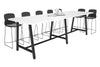 Quadro A Legs Counter Table with Rounded Corners [3200L x 1100W with Rounded Corners] - Thumbnail 9 
