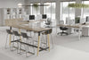 Quadro A Legs Counter Table Wood Legs Cross Beam - 925H [1400L x 700W] - Thumbnail 9 