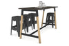 Quadro A Legs Counter Table Wood Legs Cross Beam - 925H [1600L x 700W] - Thumbnail 19 