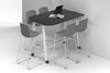 Quadro A Legs Half Counter Table - Large Rounded Corners [1500L x 1000W with Large Rounded Corners] - Thumbnail 9 