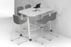 Quadro A Legs Half Counter Table - Large Rounded Corners [1500L x 1000W with Large Rounded Corners] - Thumbnail 7 