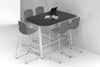 Quadro A Legs Half Counter Table - Large Rounded Corners [1500L x 1000W with Large Rounded Corners] - Thumbnail 3 
