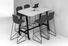 Quadro A Legs Half Counter Table - Large Rounded Corners [1500L x 1000W with Large Rounded Corners] - Thumbnail 10 