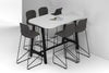 Quadro A Legs Half Counter Table - Large Rounded Corners [1500L x 1000W with Large Rounded Corners] - Thumbnail 4 