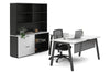 Quadro A Legs L-Shaped Executive Setting - Black Legs [1800L x 1700W] - Thumbnail 14 