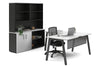 Quadro A Legs L-Shaped Executive Setting - Black Legs [1800L x 1700W] - Thumbnail 2 