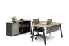 Quadro A Legs L-Shaped Executive Setting - Black Legs [1800L x 1800W with Cable Scallop] - Thumbnail 28 
