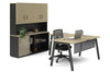 Quadro A Legs L-Shaped Executive Setting - Black Legs [1800L x 1800W with Cable Scallop] - Thumbnail 30 