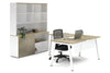 Quadro A Legs L-Shaped Executive Setting - White Legs [1600L x 1700W] - Thumbnail 5 