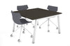 Quadro A Legs Modern Boardroom Table [1200L x 1200W] - Thumbnail 1 