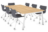 Quadro A Legs Modern Boardroom Table [2400L x 1200W] - Thumbnail 4 