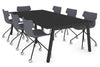 Quadro A Legs Modern Boardroom Table [2400L x 1200W] - Thumbnail 13 