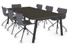 Quadro A Legs Modern Boardroom Table [2400L x 1200W] - Thumbnail 16 
