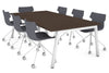 Quadro A Legs Modern Boardroom Table [2400L x 1200W] - Thumbnail 5 
