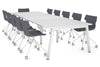 Quadro A Legs Modern Boardroom Table [3600L x 1200W] - Thumbnail 3 