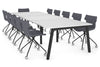 Quadro A Legs Modern Boardroom Table [3600L x 1200W] - Thumbnail 9 