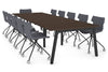 Quadro A Legs Modern Boardroom Table [3600L x 1200W] - Thumbnail 12 