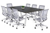 Quadro A Legs Modern Boardroom Table - Rounded Corners [1800L x 1100W with Rounded Corners] - Thumbnail 7 