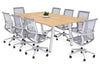 Quadro A Legs Modern Boardroom Table - Rounded Corners [1800L x 1100W with Rounded Corners] - Thumbnail 1 
