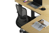 Quadro Cylinder Leg - L Shaped Corner Office Desk  [1400L x 1450W] - Thumbnail 45 