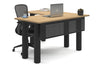 Quadro Cylinder Leg - L Shaped Corner Office Desk  [1400L x 1700W] - Thumbnail 60 